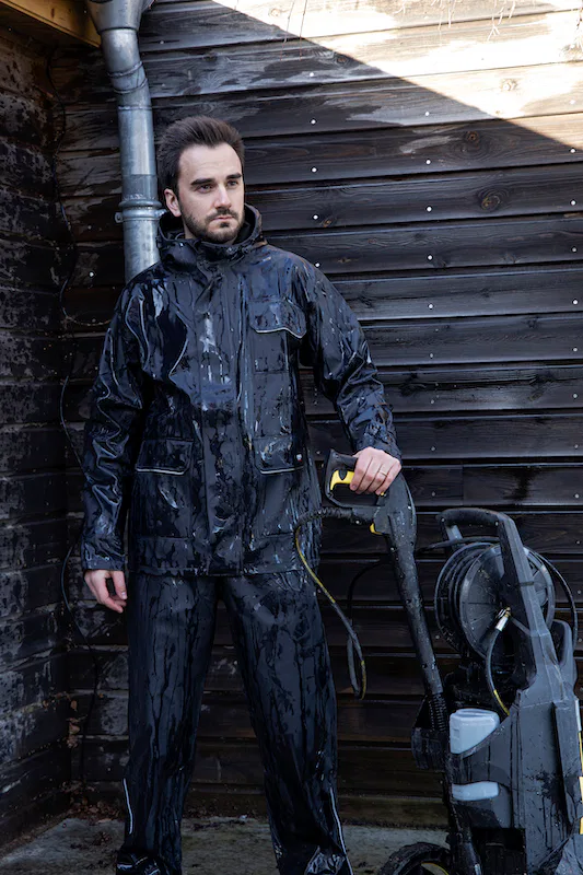 LMA -2055 Orage -Veste de Pluie -Semi-PU. Imperméable 5