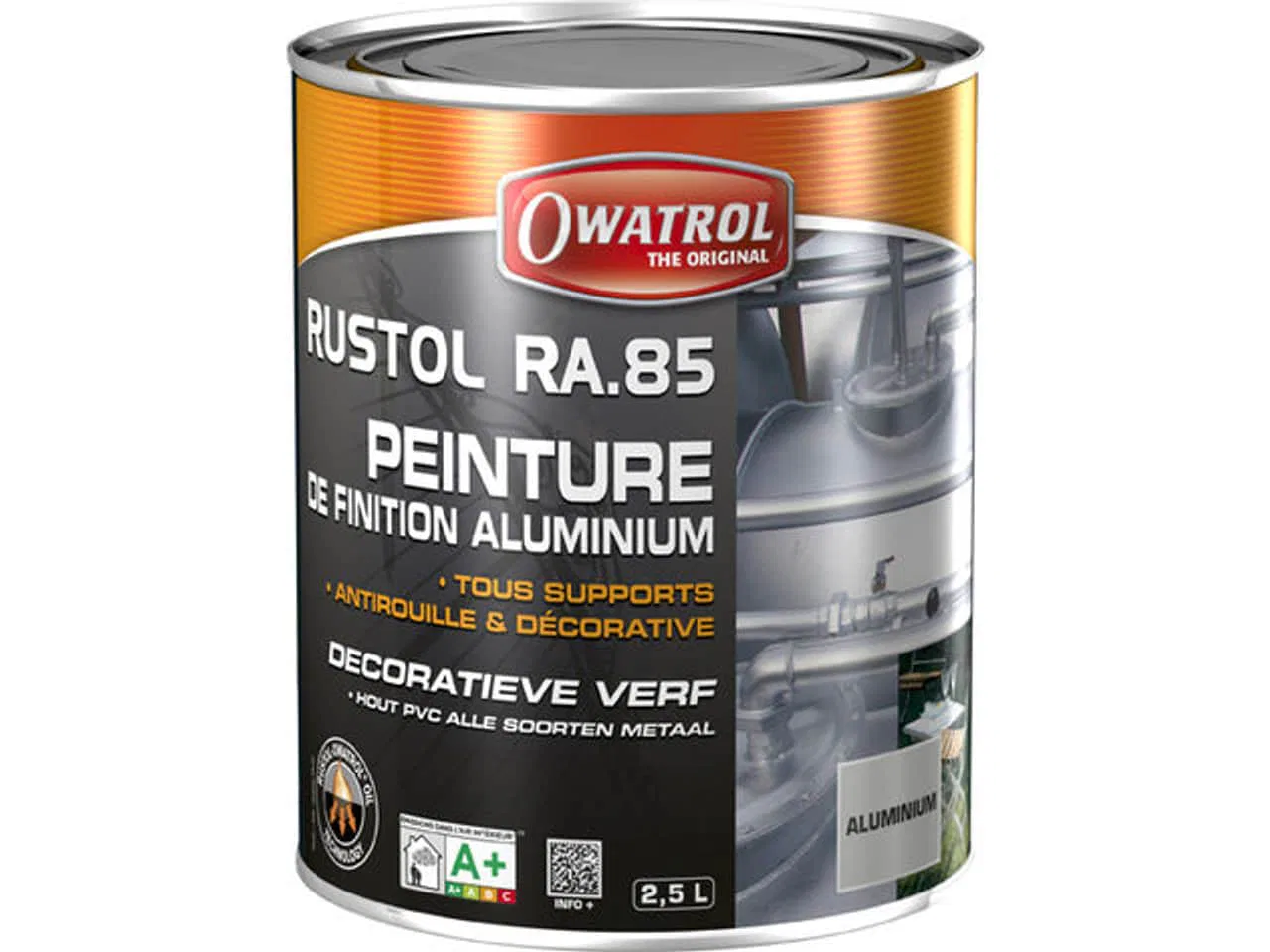 OWATROL -Rustol Alu RA.85 -Peinture Finition Aluminium 2