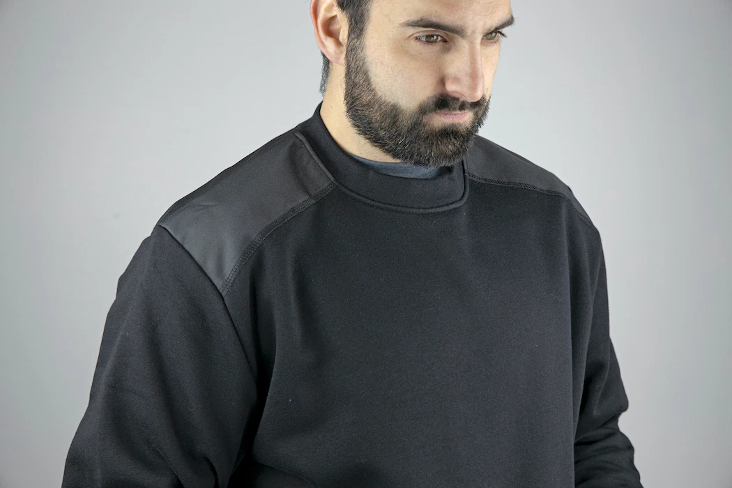 LMA -Sweat Col Rond Bicolore -Sweat de Travail 6