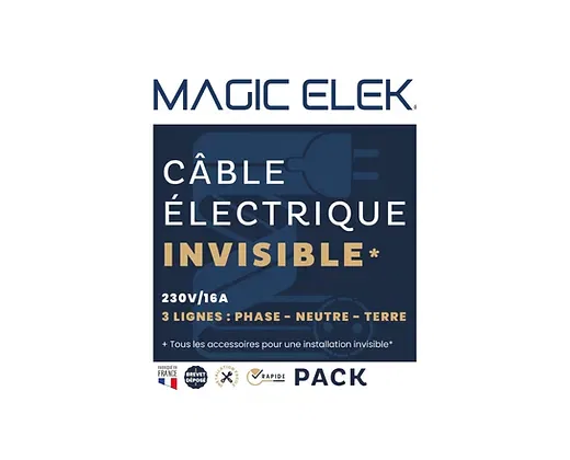 MAGIC ELEK -Pack Câble Électrique Ultra Plat 5