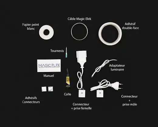 MAGIC ELEK -Pack Câble Électrique Ultra Plat 4