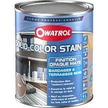 OWATROL -Peinture Solid Color Stain -Bois Extérieur -Mat -Protection