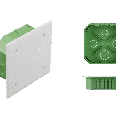 DEBFLEX -Boite Dérivation Encastrée Maçonnerie Couvercle 100×100/P40 debflex-boite-derivation-encastree-maconnerie-couvercle-p40