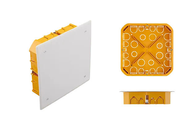 DEBFLEX -Boite Dérivation Encastrée Cloison Sèche Couvercle 250×190/P50 Debflex-boite-derivation-encastree-cloison-couvercle-p50