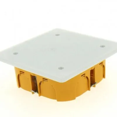 DEBFLEX -Boite Dérivation Encastrée Cloison Sèche Couvercle 100×100/P40 debflex-boite-derivation-encastree-cloisons-couvercle-p40