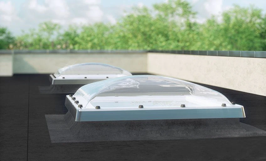 FAKRO -DXC C/M -Fenêtre Coupole Fixe Rectangle -Toit Plat 5