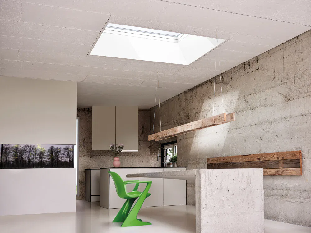 FAKRO -DXF Fenêtre Plane Fixe Carrée -Toit Plat 5