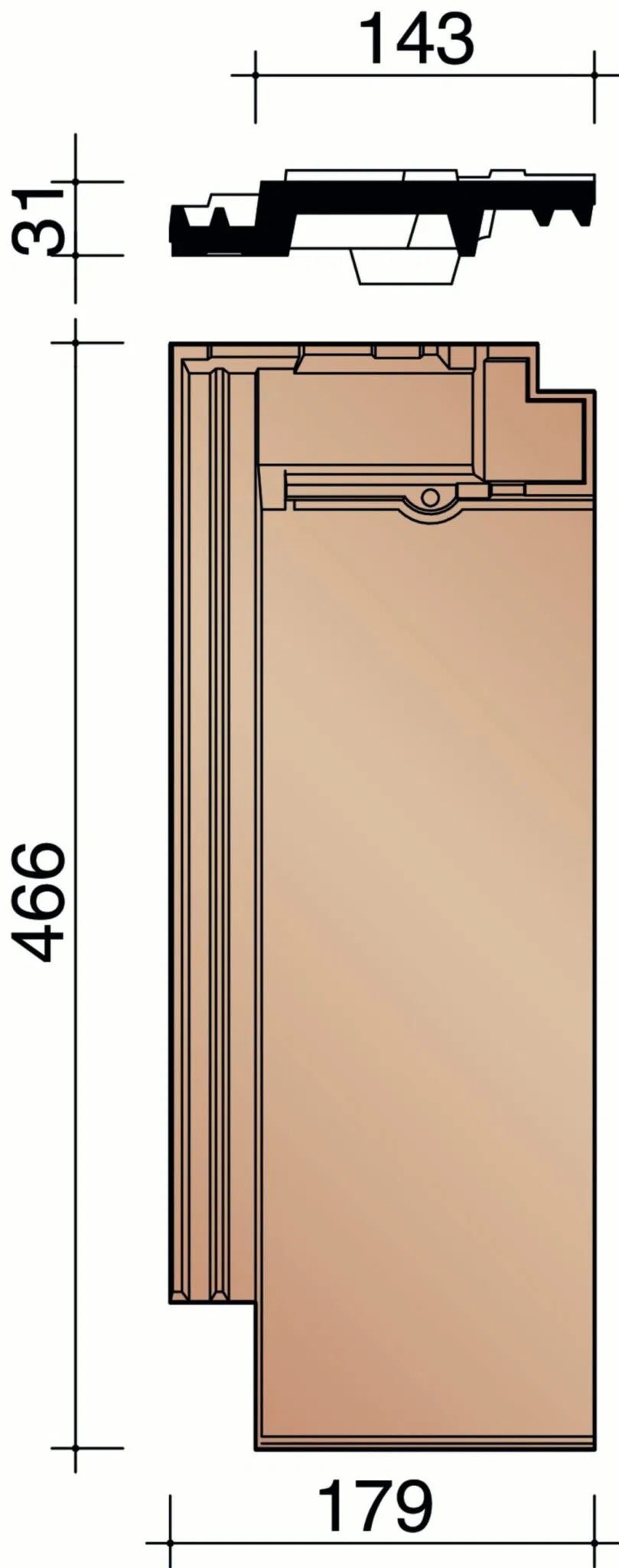 KORAMIC -Nueva Demi Tuile en Terre Cuite nueva-tuile-terre-cuite 5