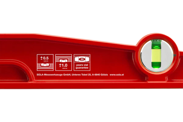 SOLA -Série M -Niveau à Bulle -Alu Moulé -Trapézoïdal 5