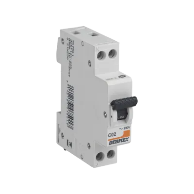 DEBFLEX -Disjoncteur 3kA Ph+N 2 à 32A debflex-disjoncteur-3ka-32a