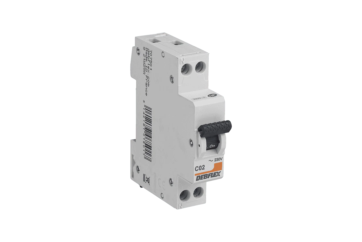 DEBFLEX -Disjoncteur 3kA Ph+N 2 à 32A debflex-disjoncteur-3ka-32a 3