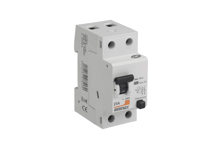 DEBFLEX -Interrupteur Differentiel 2p 30mA 25 à 63A 2 Modules Type AC debflex-interrupteur-differentiel-type-ac 3