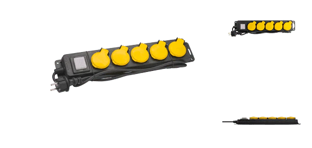 DEBFLEX -Bloc Étanche IP44 5 Prises 2 Pôles + Terre A Clapet debflex-bloc-etanche-ip44-5-a-clapet 4