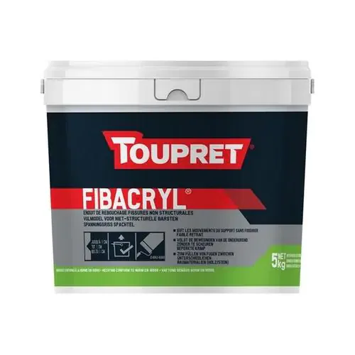 TOUPRET – Fibacryl Enduit de Rebouchage/Traitement des Fissures Non Structurales toupret-fibacryl-enduit-rebouchage-traitement-fissures-non-structurales 3