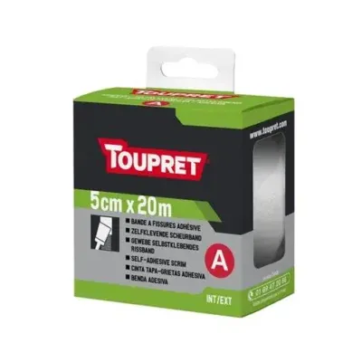 TOUPRET – Calicot adhésif Bande Adhésive Traitement des Fissures toupret-calicot-adhesif-bande-adhesive-traitement-fissures