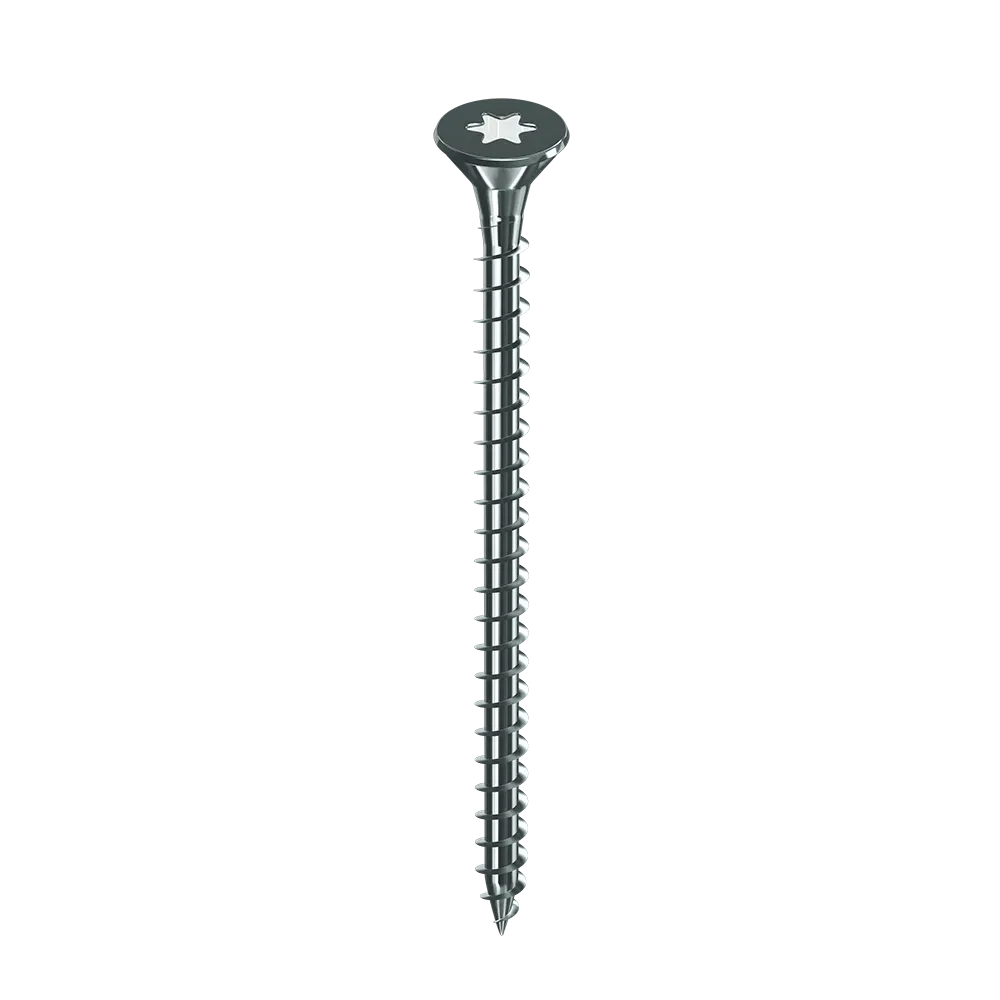 NORAIL -StarBlock -Vis Bois-Agglo –Diam.3 –TF –TX –Acier Zingué -Tête Fraisée Torx 2