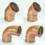 DYKA – Coude PVC Diam.60mm 45/87,5/90° SN4 Rouge Brique dyka-coude-pvc-diam-60-sn4-rouge-brique 4