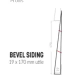 SILVERWOOD- Bevel Siding – Bardage Bois Red Cedar -170x19mm 5