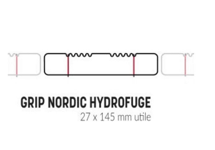 SILVERWOOD – Grip Nordic Hydrofuge -Lame de Terrasse Pin Rouge Du Nord Hydrfuges -Section: 27x145mm 7