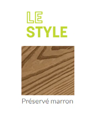 SILVERWOOD – Skin Yellow Pine -Lame de Terrasse Yellow Pine -Section: 142x27mm 6