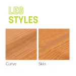 SILVERWOOD – Curve Egee Bombée -Lame de Terrasse Pin Rouge Du Nord -Section: 140x26mm 5