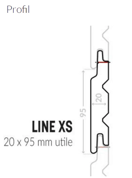 SILVERWOOD- Line XS – Bardage Bois Protect Pin Rouge Du Nord Heartwood -Avec Saturateur -20x95mm 5