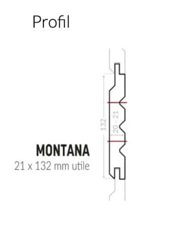 SILVERWOOD- MONTANA -Bardage Classic Sapin du Nord -Traité Classe 4 Marron – 20x132mm 5