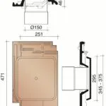 KORAMIC -Alegra 10 SE -Kit Tuile à Douille Ø150mm -Mitron 7