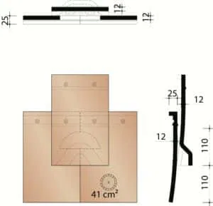 KORAMIC -Plate 301 -Kit Ventilation -Avec Grille 5