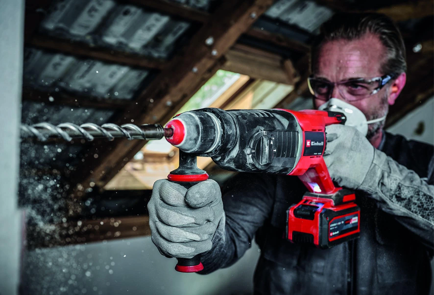 EINHELL -Marteau perforateur sans fil TP-HD 18/26 D Li BL – Solo einhell-marteau-perforateur-tp-hd 3