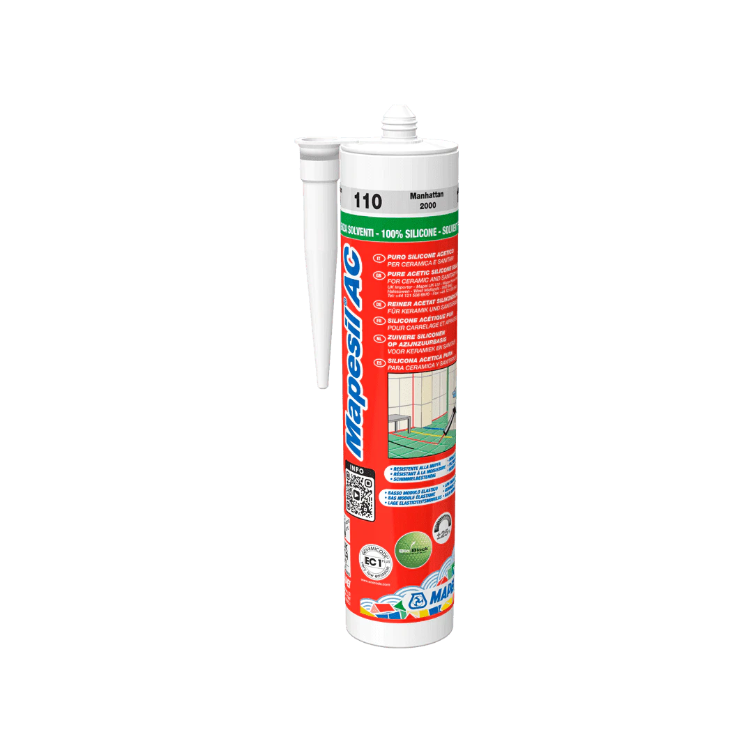 MAPEI -MAPESIL AC -Mastic élastomère silicone mapei-mapesil-silicone 3