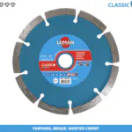 LEMAN -DIA.00012 -Disque Diamant à Déjointoyer -Mortier LES OUTILS DE COUPE: FORETS,MÈCHES, DISQUES leman-disque-diamant-dejointoyer 4
