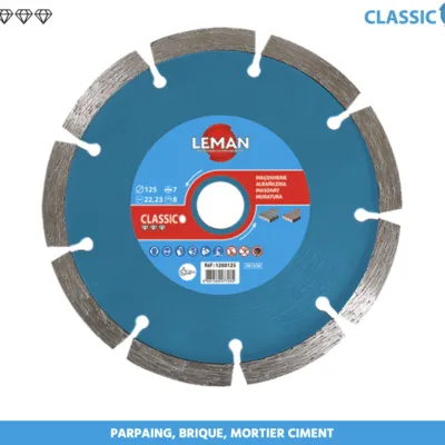 LEMAN -DIA.00012 -Disque Diamant à Déjointoyer -Mortier LES OUTILS DE COUPE: FORETS,MÈCHES, DISQUES leman-disque-diamant-dejointoyer
