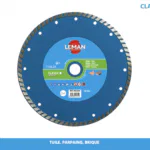 LEMAN -DIA.00088 -Disque Diamant Tuile, Brique LES OUTILS DE COUPE: FORETS,MÈCHES, DISQUES leman-disque-diamant-tuile-brique 4