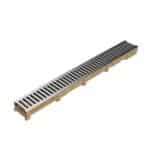 COECK -Caniveau Mini Béton Polyester L 1m H 6cm + Grille Galva coeck_coeck_caniveau_mini_beton_polyester_1m_h6cm_+_grille_galvanise 3