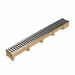 COECK -Caniveau Mini Béton Polyester L 1m H 9Ccm + Grille Galva coeck_coeck_caniveau_polyest.beton_1m_h9cm_+_grille_galvanise 3