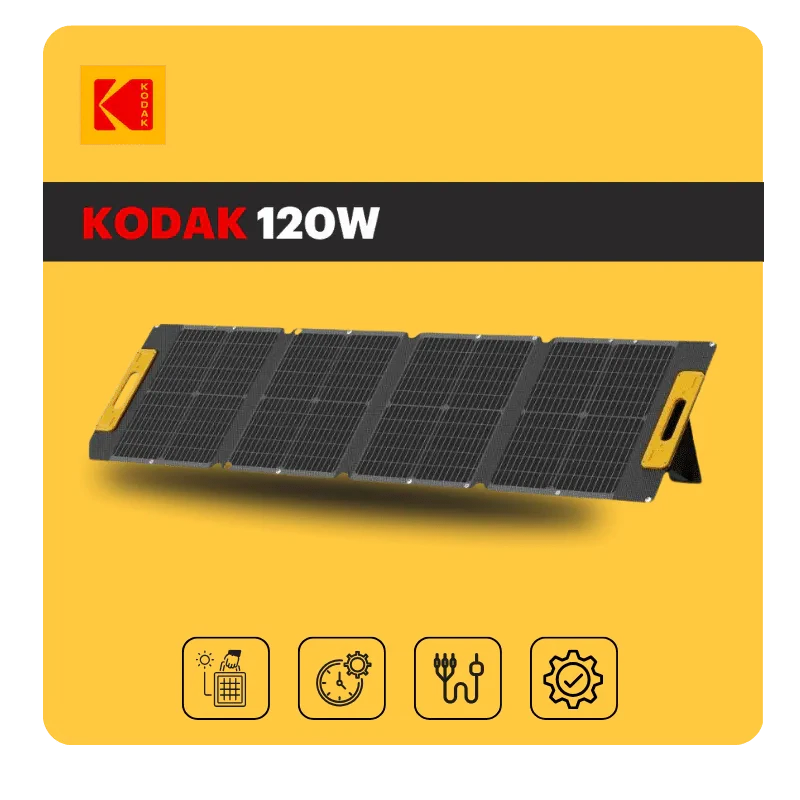 KODAK – Panneau Solaire Portable -120W PANNEAUX SOLAIRES panneau-solaire-portable-120 3