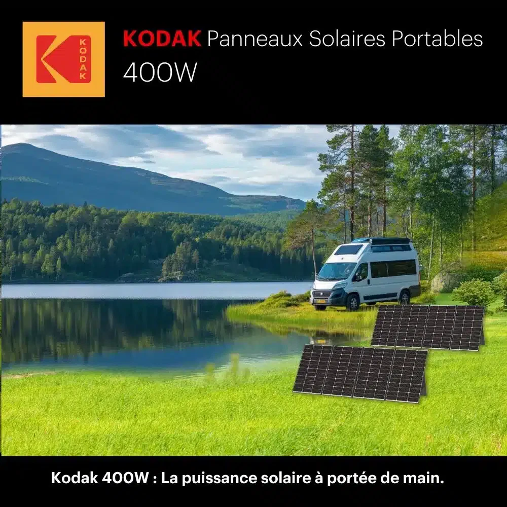KODAK – Panneau Solaire Portable -400W PANNEAUX SOLAIRES panneau-solaire-portable-400 7