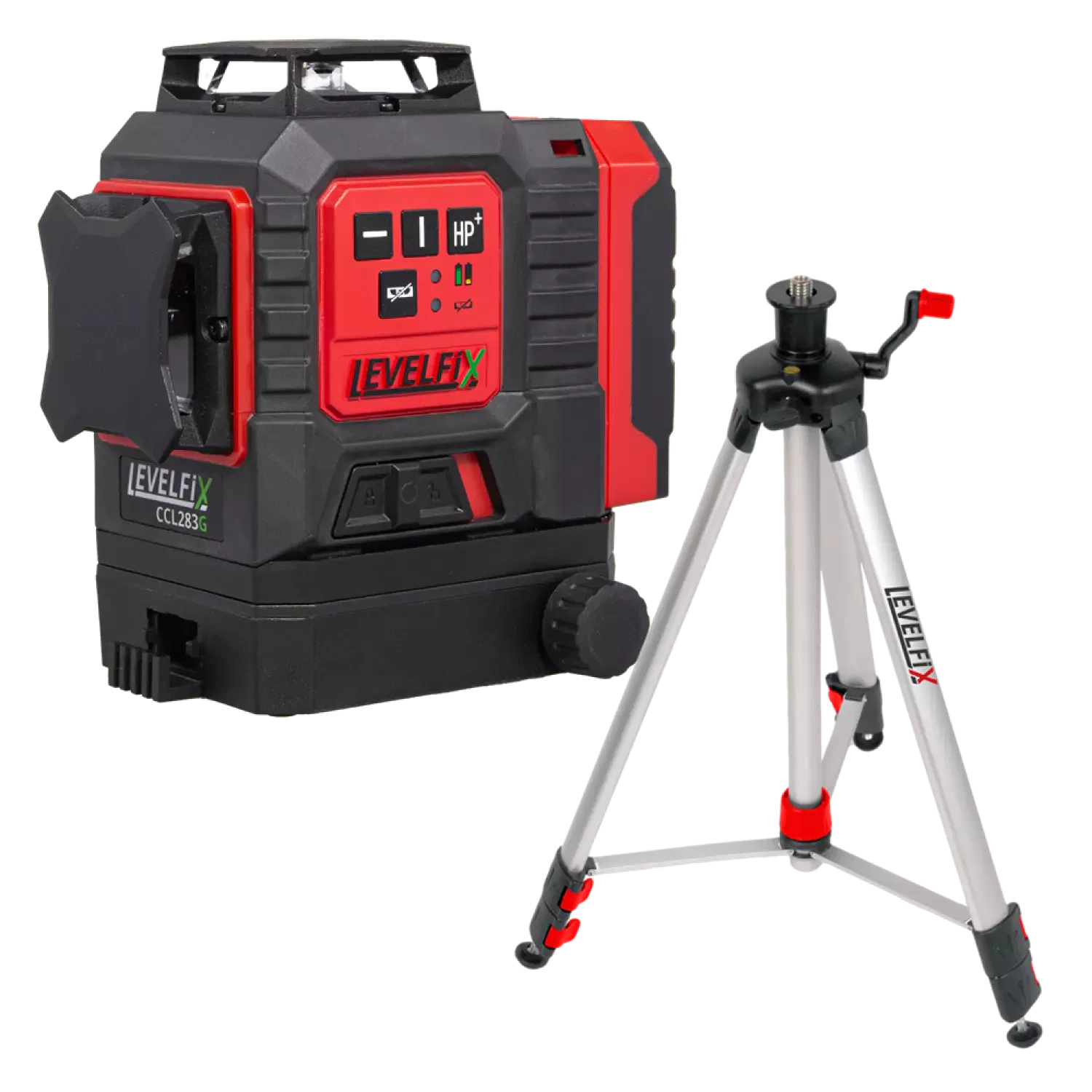 LEVELFIX -CCL280G SET -Laser MultiI-Lignes 2D Vert, H 360° / 2 V + Trépied 1,50m lasers lignes-lasers croix 2