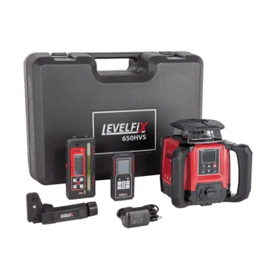 LEVELFIX -650HVS SET 2 -Laser Multifonction Horizontal – Vertical + Trépied + Récepteur lasers rotatifs-lasers multifonctions-lasers rouges