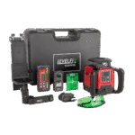 LEVELFIX -650HVSG SET 1 -Laser Vert Multifonction Horizontal – Vertical + Trépied + Mire pack trépied et mire-lasers rotatifs-lasers multifonctions-lasers verts 3