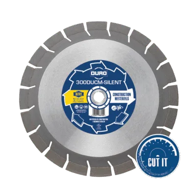 DURO – DUCM Silent Disque Diamanté 125 à 350mm Béton. Mixte duro-ducm-silent-disque-diamante-125-350-beton