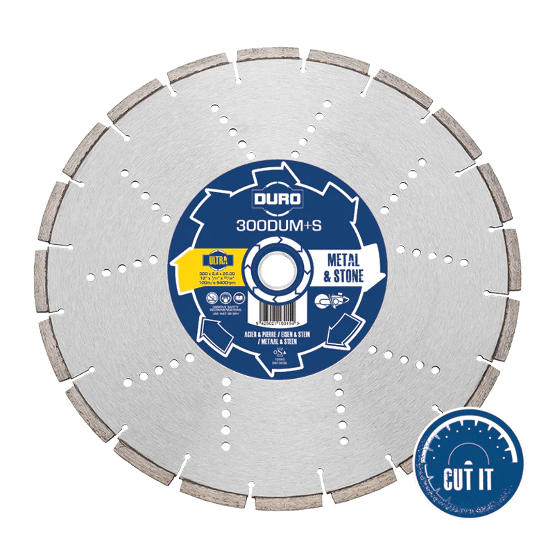 DURO – DUM+S Disque Diamanté 230 à 400mm Métal. Pierre duro-dums-disque-diamante-230-400-metal 4