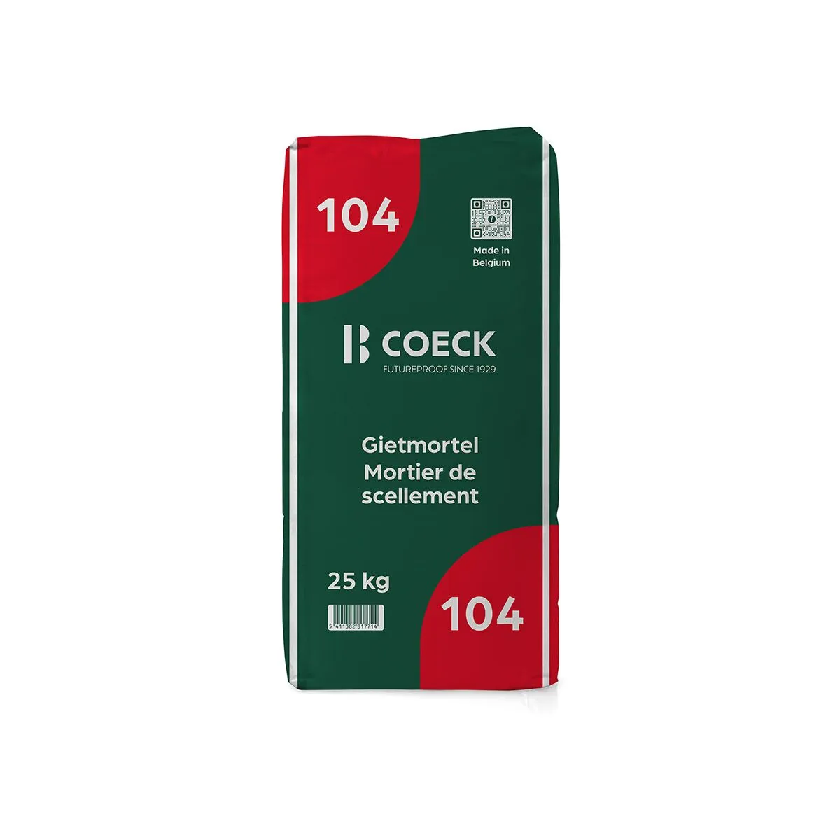 COECK -104 -MORTIER DE SCELLEMENT 25KG coeck_coeck_mortier_de_scellement_25kg_104