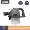 PEREL -TCA90041 -Mini Aspirateur à Cendresc -600W