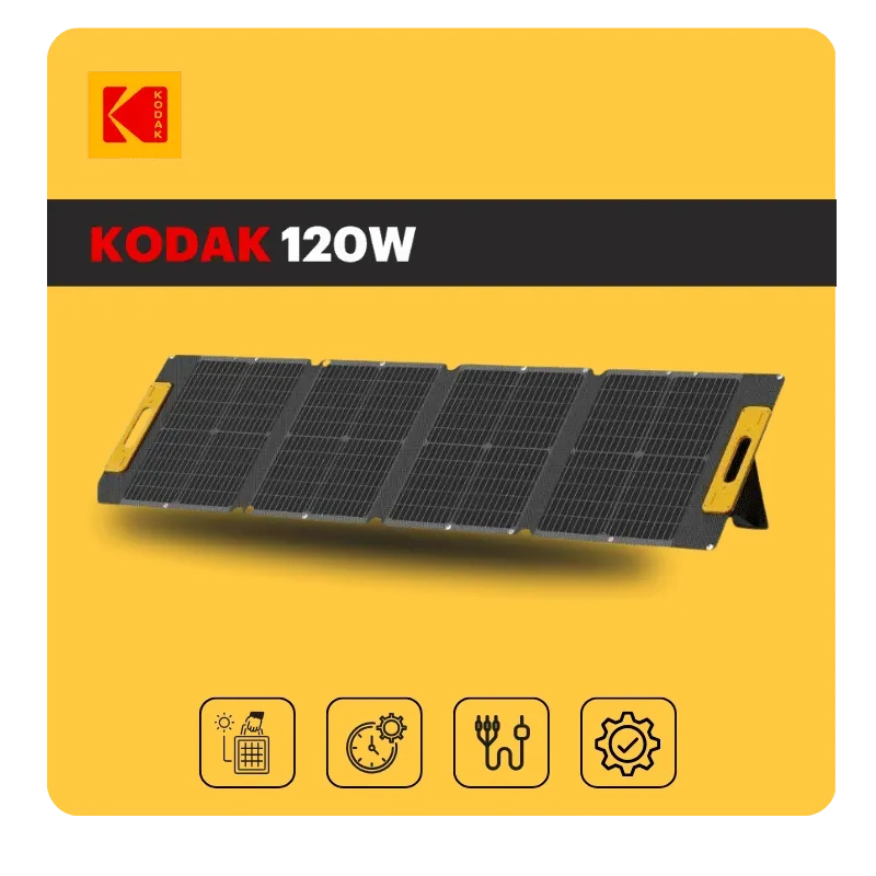 KODAK - Panneau Solaire Portable -120W