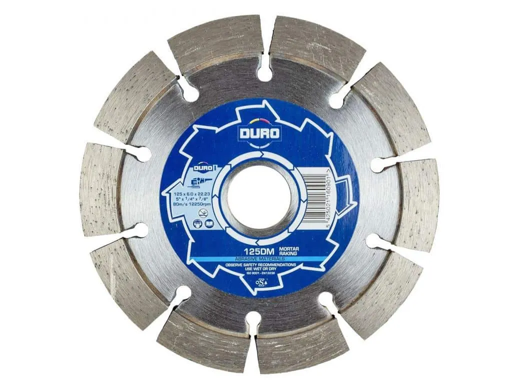 DURO - DM Disque Diamanté 115-230mm Fraise à Déjointoyer