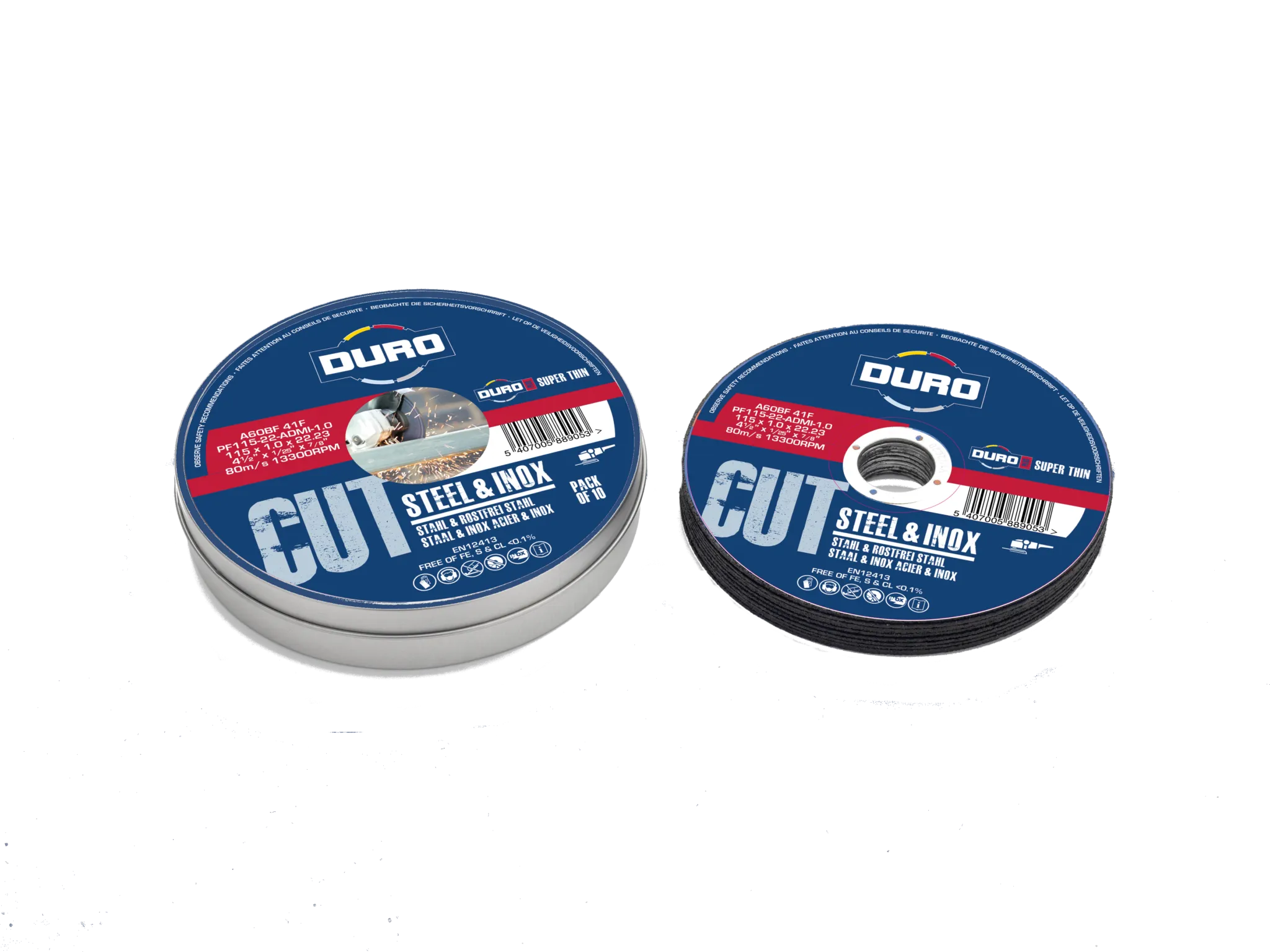 DURO - Disque à Tronçonner Plus Acier Inox