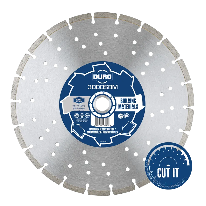 DURO - DSBM Disque Diamanté 230-300mm Mixte