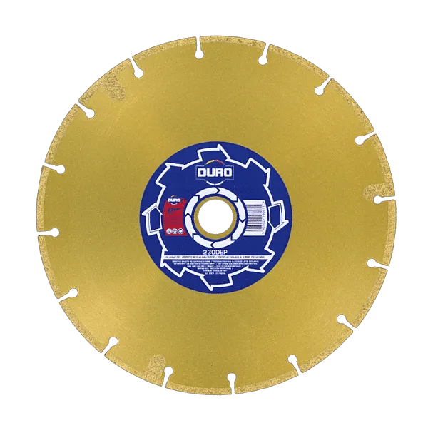 DURO - DEP Disque Diamanté 125 et 230mm Béton. Matériaux